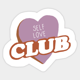 Self Love Club Sticker